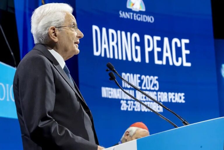 Gaza, Mattarella: “Il percorso di pace ha bisogno di perseveranza e lavoro”