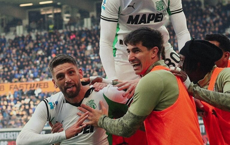 Il Sassuolo affonda l’Atalanta, Berardi inguaia Juric