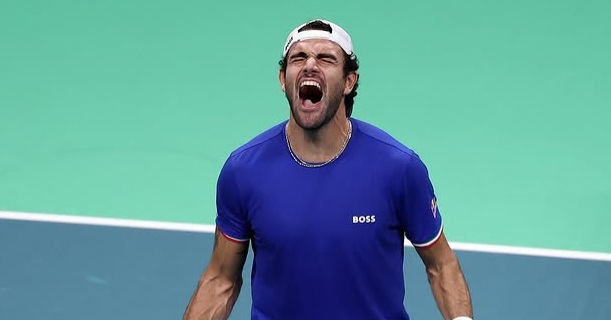 Italia avanti 1-0 sulla Spagna in finale di Coppa Davis: Berrettini batte Busta