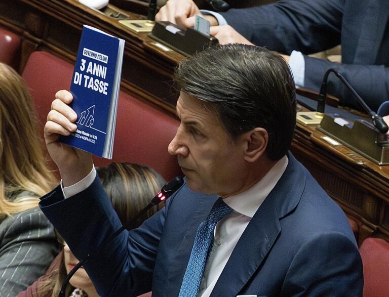 Conte: “Meloni ha stabilito il record di tasse degli ultimi 10 anni per famiglie e imprese”