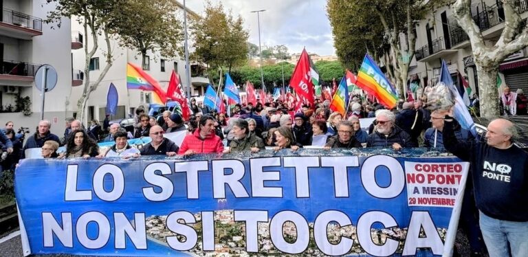 Corteo “No Ponte” a Messina, Schlein: “Progetto sbagliato e dannoso”