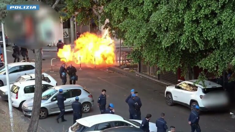 Catania: 2 arresti e 13 denunce per violenze durante una manifestazione