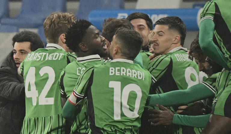 Il Sassuolo riacciuffa il Pisa nel finale, è 2-2 al 95′