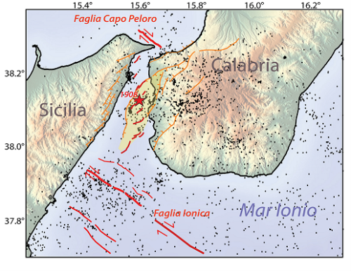 Stretto di Messina, nuovo studio sulla sismicità