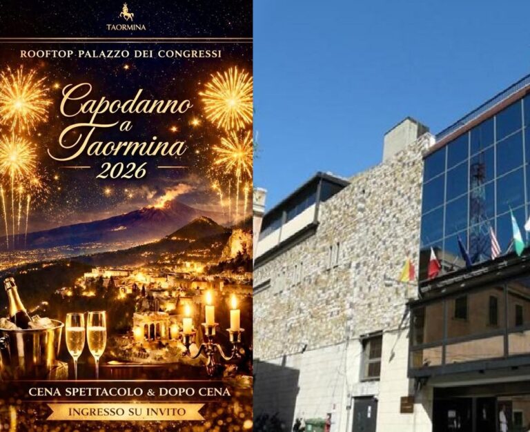 Capodanno a Taormina: spunta un evento nella terrazza del Palacongressi con “ingresso su invito”