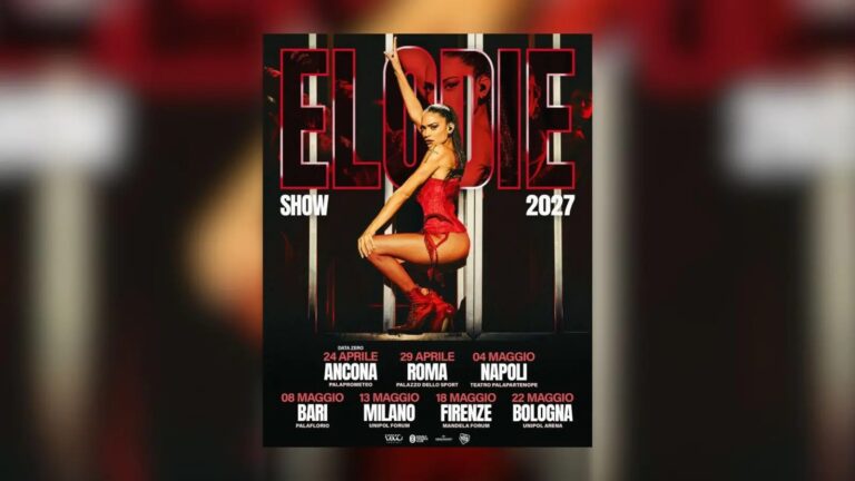 Elodie annuncia a sorpresa il tour “Elodie Show 2027”