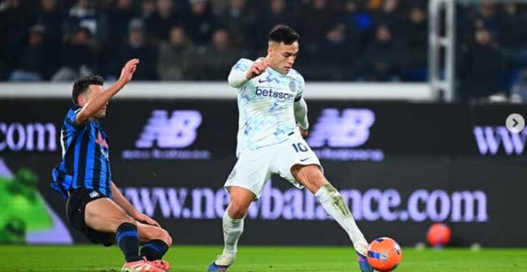 Lautaro manda ko l’Atalanta, l’Inter resta in vetta