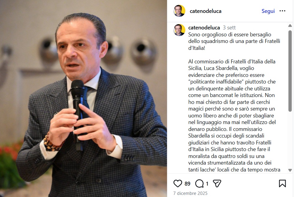 Statuto Taormina Arte, il Comune esce ma il sindaco resta presidente: trappola o cadeau di FdI a De Luca? 1 De Luca e FdI
