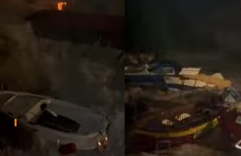 Ciclone Harry: inferno a Mazzarò. Immagini sconvolgenti (VIDEO)