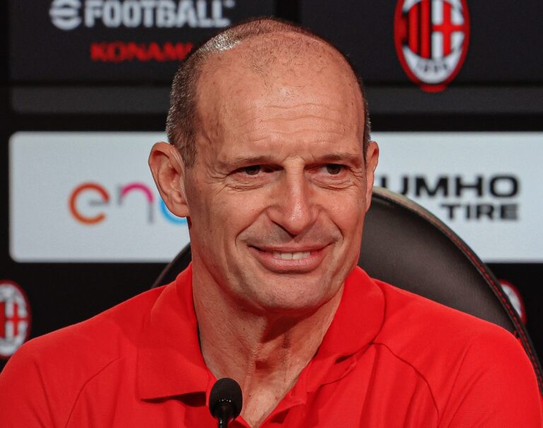 Allegri: “A Cagliari gara complicata per il Milan, out Nkunku”