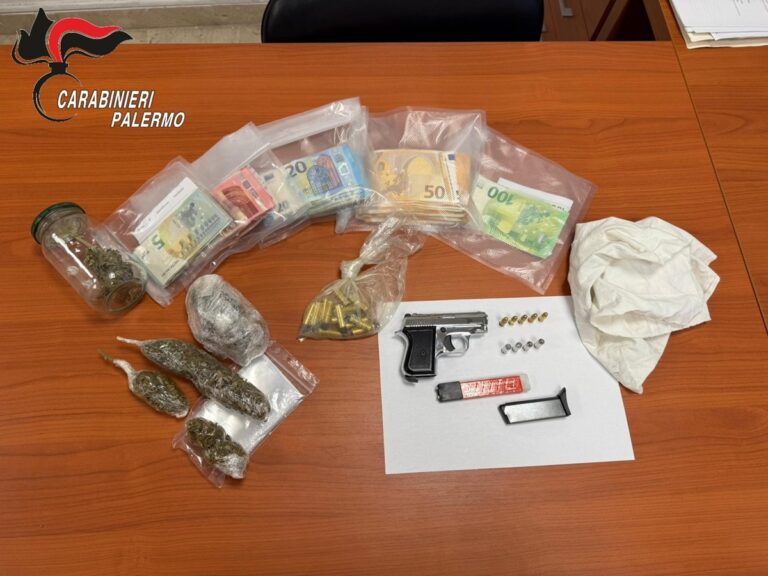 Nuovo blitz dei Carabinieri allo Zen 2 di Palermo. Sequestrate armi, munizioni e droga