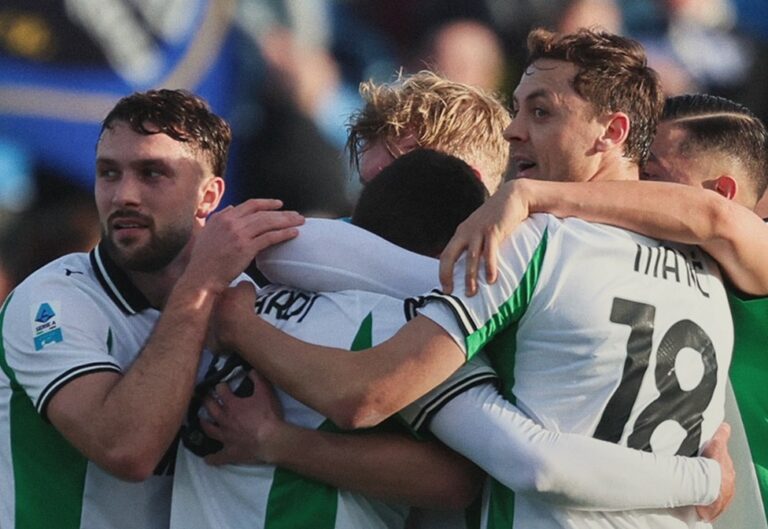 Il Sassuolo torna a vincere, 1-3 sul campo del Pisa che resta ultimo in classifica