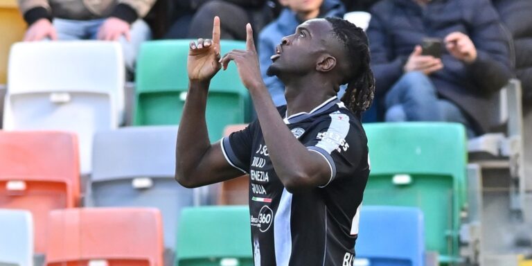 Il Sassuolo rimonta l’Udinese in due minuti, 1-2 al Bluenergy Stadium