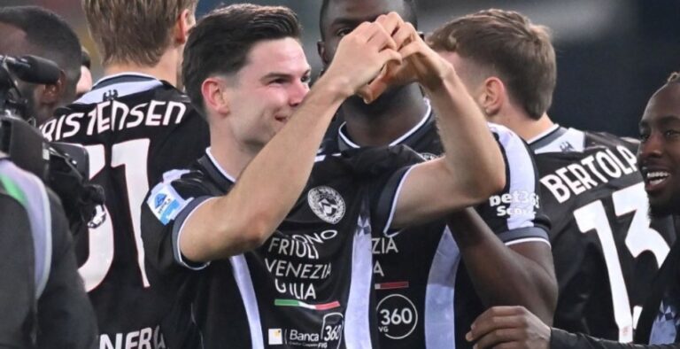 La Roma frena e perde il quarto posto, l’Udinese vince 1-0