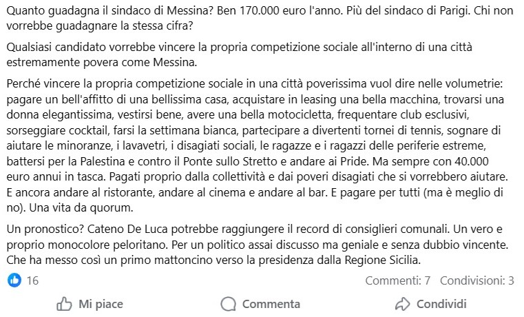 Messina-Naxos-Taormina, perché De Luca ha tutta la partita elettorale in mano 3 berte 3