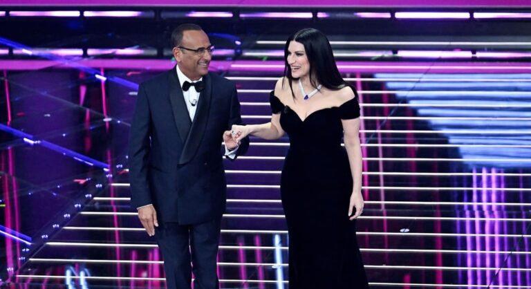Sanremo debutta con 9 milioni e 600 mila spettatori pari al 58% di share.