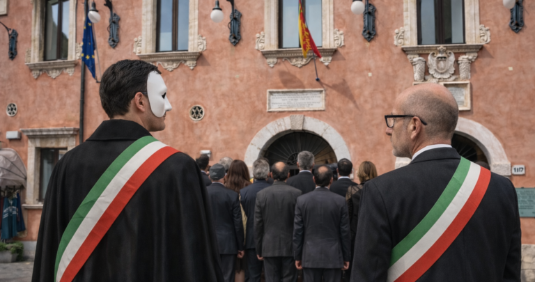Guerra in Medio Oriente, teatrino a oltranza a Taormina. Il fantasma dell’Opera, l’aiuto regista e il coro muto