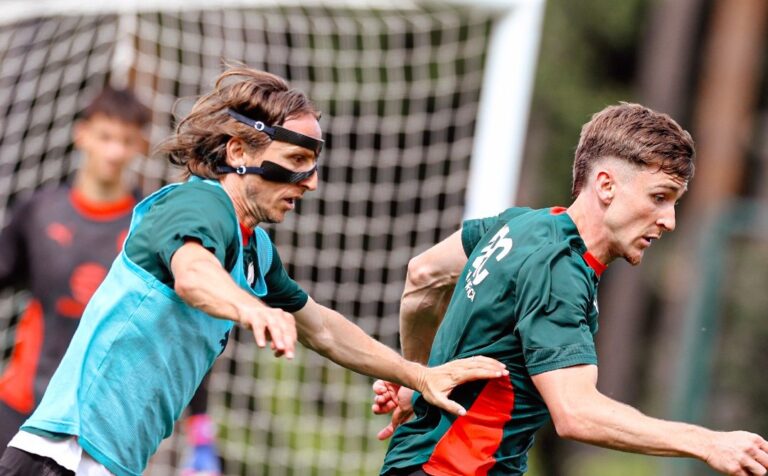 Milan verso il Cagliari, l’allenamento