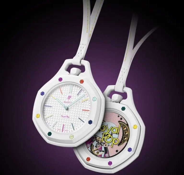 Swatch rende omaggio all’iconico Royal Oak di Audemars Piguet con Royal Pop