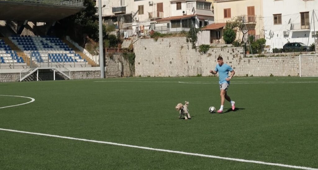 Ross Barkley a Taormina: allenamento speciale al “Bacigalupo” per il campione dell’Aston Villa 1 IMG 4286