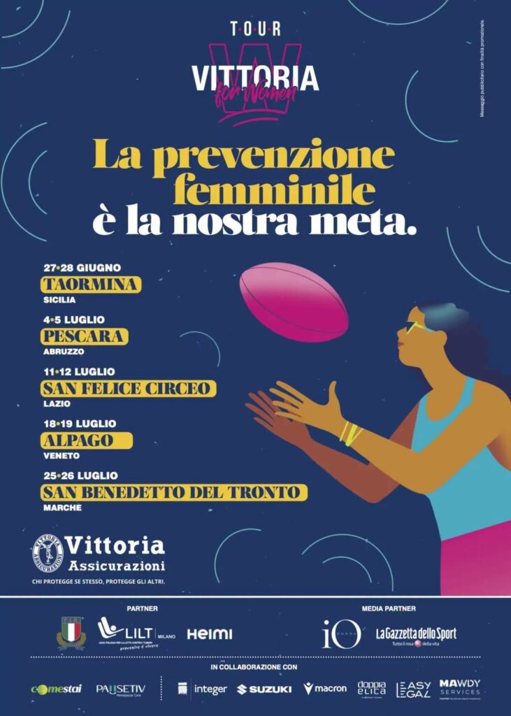 Taormina apre il Vittoria for Women Tour: sport e prevenzione in spiaggia 1 IMG 5450
