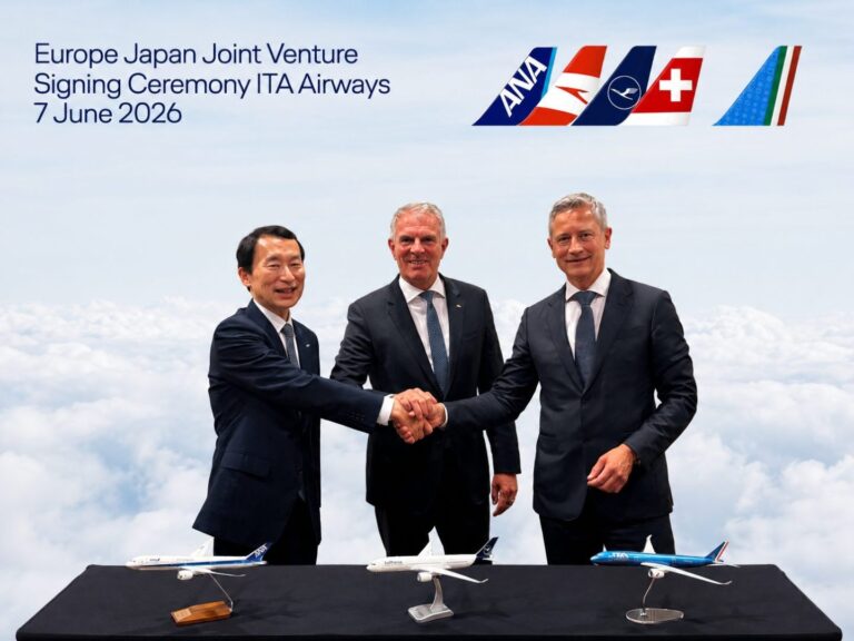 Lufthansa Group e ANA accolgono ITA Airways nella Joint Venture Europa-Giappone