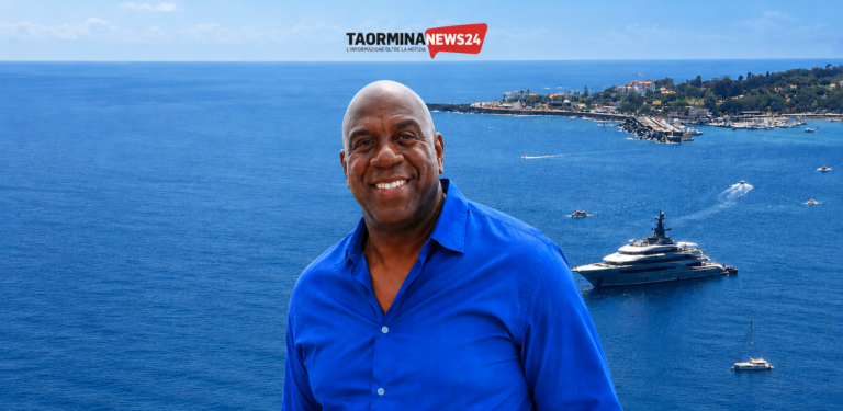 ESCLUSIVA TN24 – Magic Johnson a Taormina: la leggenda NBA sceglie ancora la Sicilia