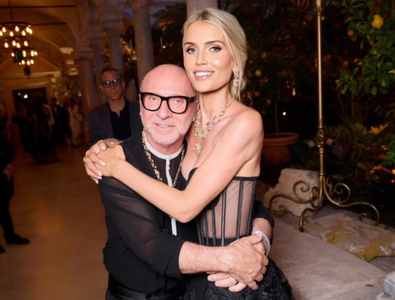 Lady Kitty Spencer a Taormina per l’evento Dolce&Gabbana Alta Moda, Alta Sartoria e Alta Gioielleria