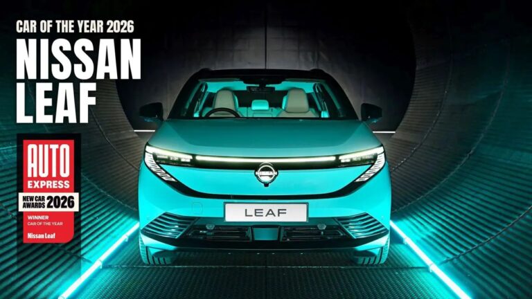 Nuova Nissan Leaf eletta “Auto dell’anno 2026” da Auto Express