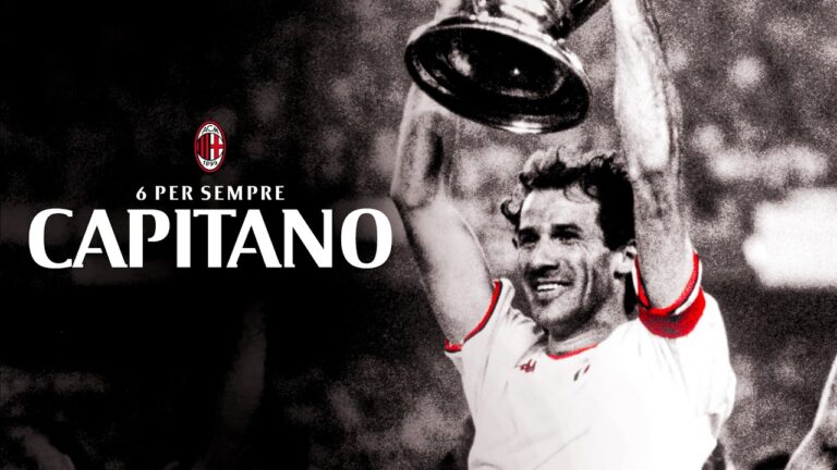 Milan, tributo al capitano Baresi Milan, tributo al capitano Baresi