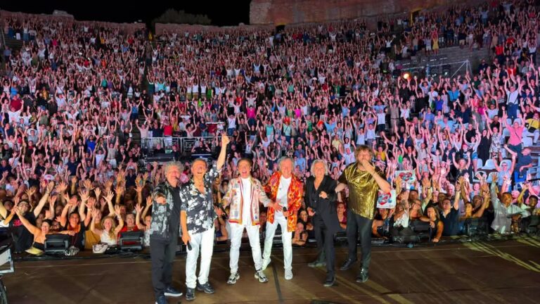 I Pooh: “Grazie Taormina, sei meravigliosa. Qui emozioni straordinarie”