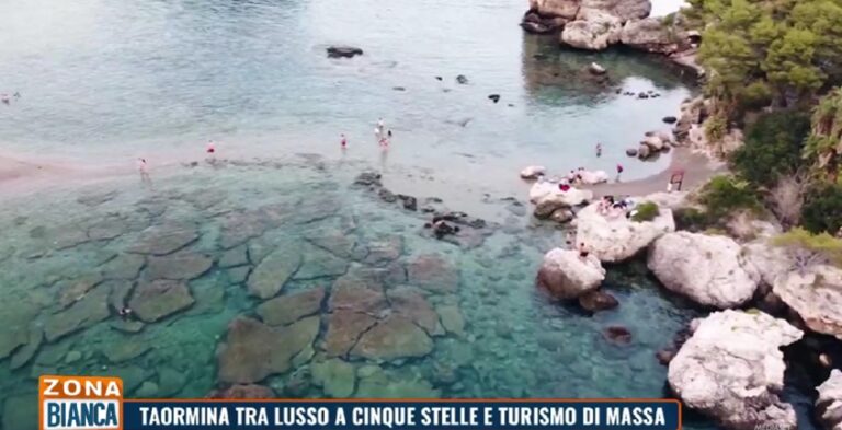Zona Bianca (Rete 4): “Taormina tra lusso a cinque stelle e turismo di massa” (VIDEO)