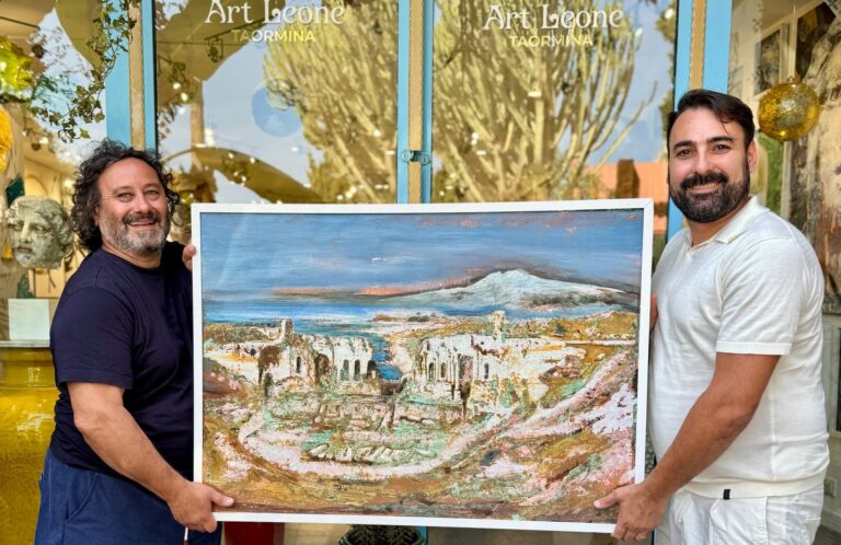 Art Leone Taormina, il fascino della Sicilia di Alessandro La Motta tra grecità e Grand Tour (VIDEO)